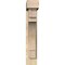 Ekena Millwork Merced Block Rough Sawn Bracket w/ Offset Brace, Douglas Fir, 6"W x 22"D x 34"H BKT0604X22X34MRC05RDF - alternate 3